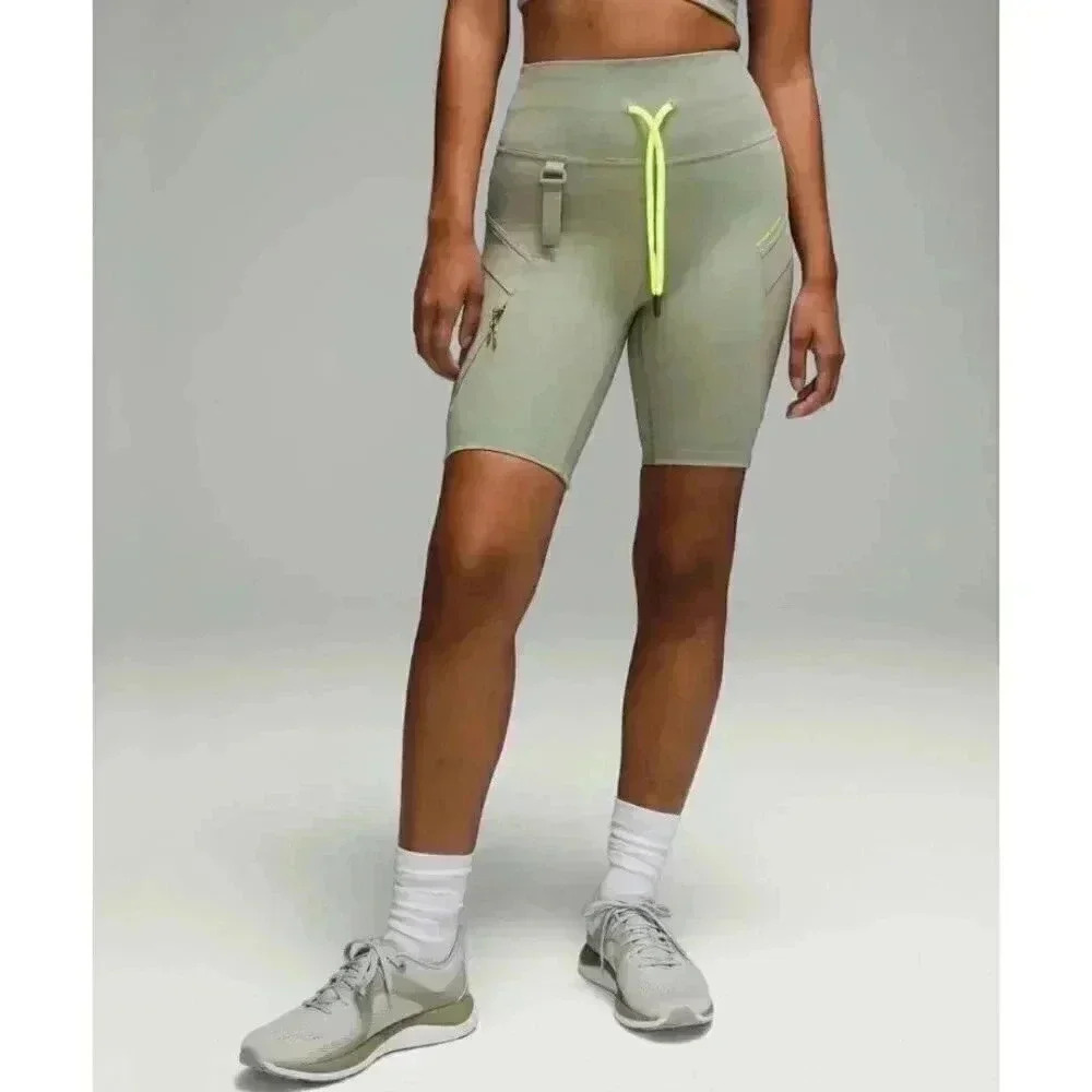 Lululemon Cargo SHR Hiking Short 8 Laurel Green LW7CH9S‎ Womens Size 2 NEW